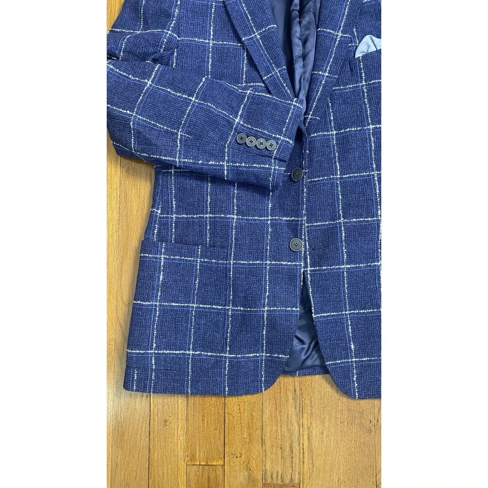 Vitale Barberis Canonico The Society Shop Men's Wool Blazer‎ Jacket Small Batch